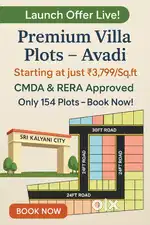 Own Land Near TIDEL Park – Limited Villa Plots from ₹3,799/Sq.ft”