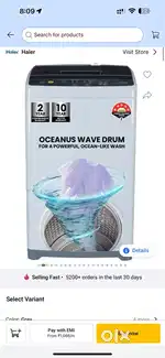 New Haier Top Load washing machine - New