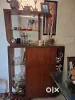 Solid teak wood English  Bar Cabinet