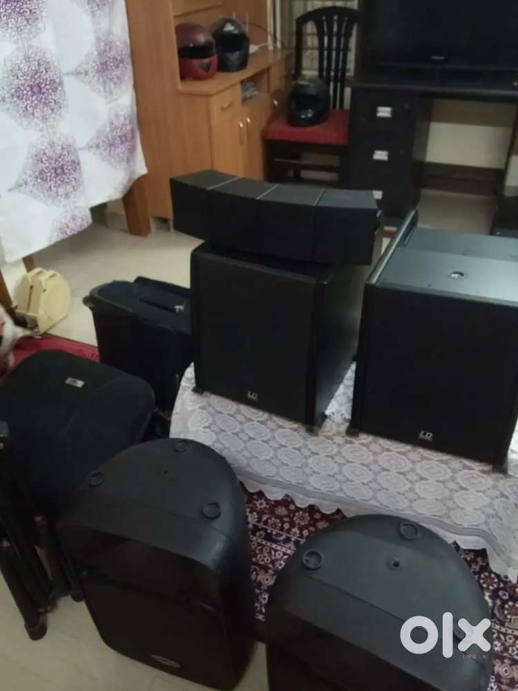Professional PA Sound System – LD Systems CURV 500 SE, Yamaha MG16XU