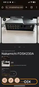 Nakamichi 230APro DSP + Metafilix Divinity Compnent & Coaxial Speaker