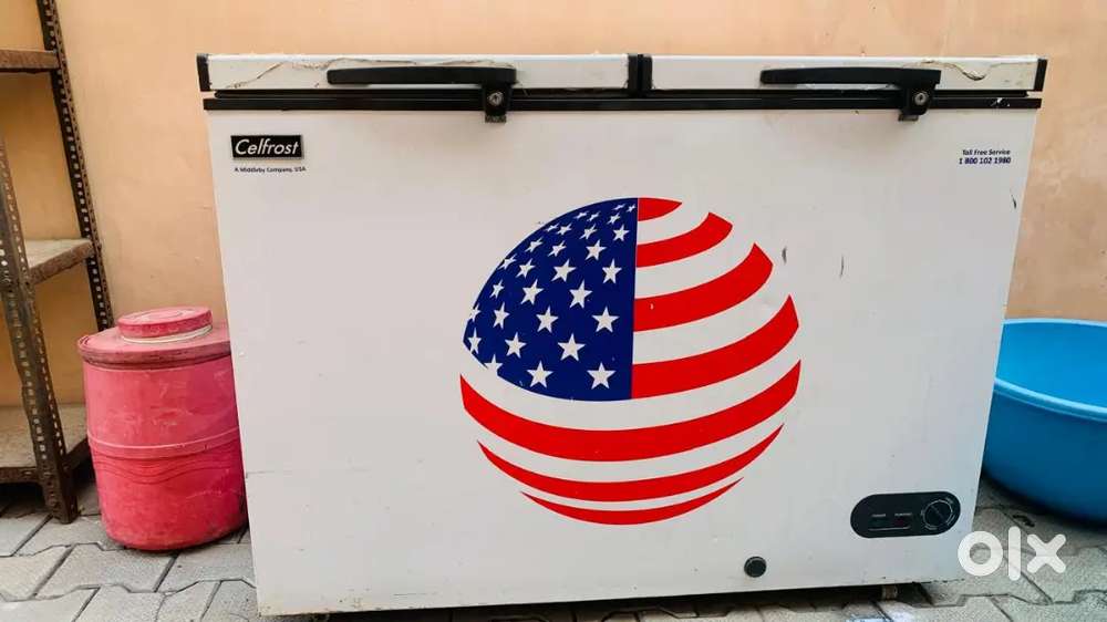 Deep fridge double door