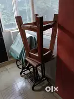 Foldable metal cot+height adjustable Computer table+stools+Waterdrums+