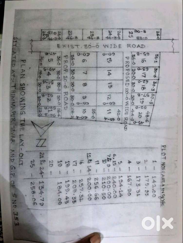 East Facing with LRS Plot in Gaderagadi - Padmavathi colony