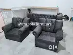 Brand new sofa set 5 seater dark grey bvgf