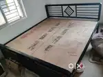 Steel Bed with Mattress
