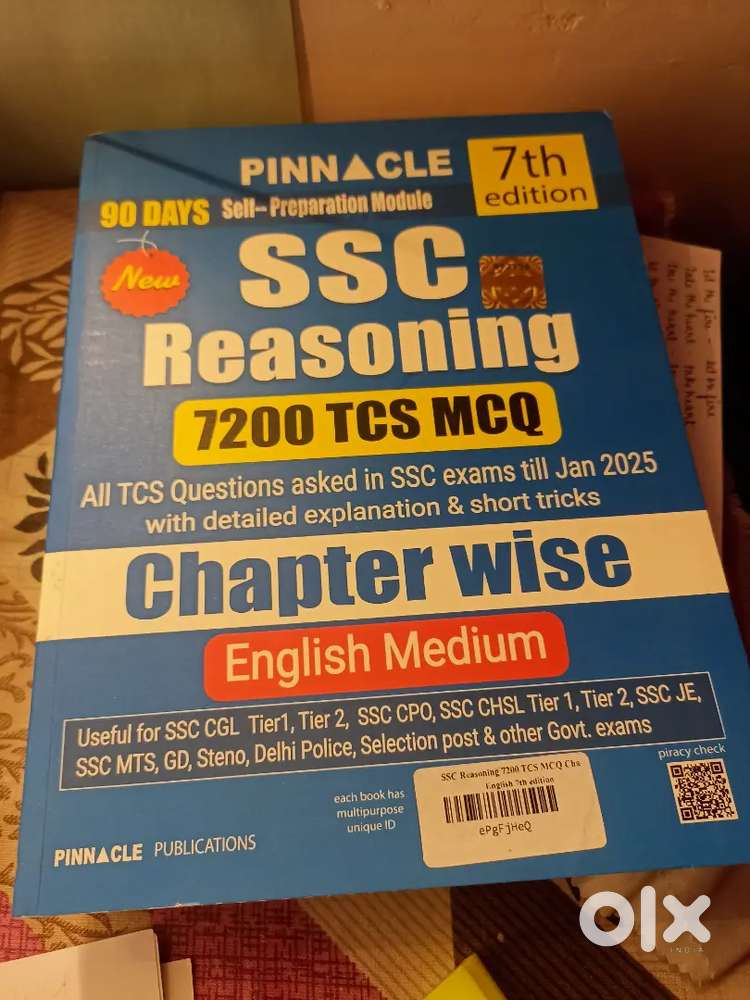 SSC reasoning pinnacle
