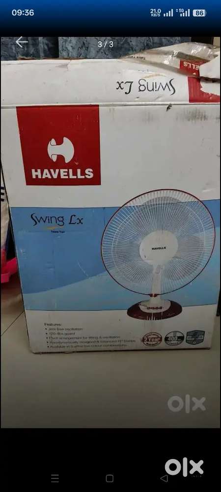 Fan in brand new condition not used
