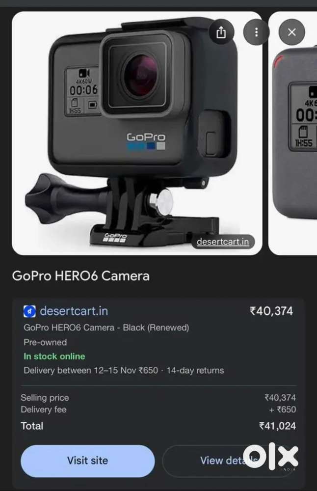 GoPro Hero 6 Black Excellent Condition
