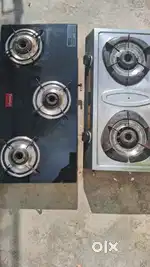 Prestige 3 burner gas stove & Surya Stainless Steel 2 burner stove