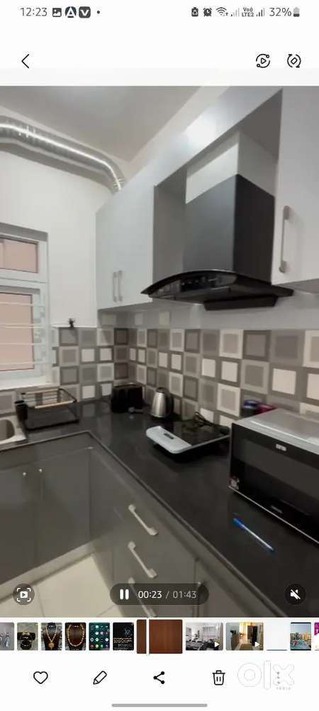 1 bhk fully furnished premium society in mes