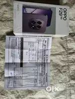 Oppo F29   8+256 full whether proof 7 day Purana phone hai
