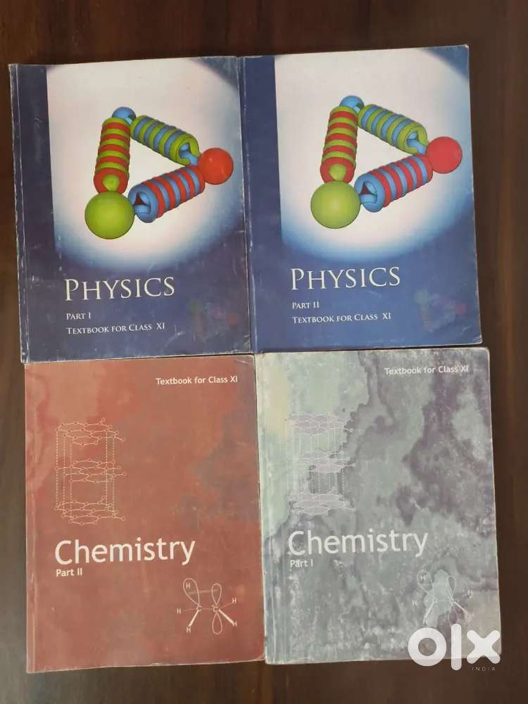 Class 11th Ncert Chemistry and Physics original book part 1&2