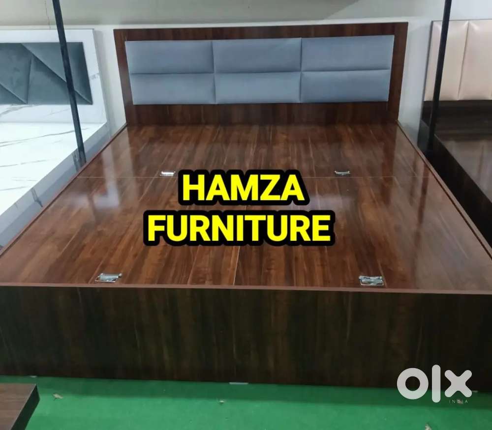 HAMZA FURNITURE New designer stylish look particle wood Bed 6by6
