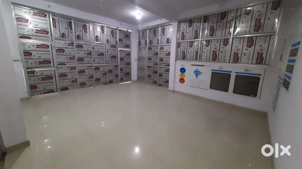 Hall and a shop available on rent