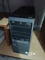 computer with table and with 3 in one printer & photo copy