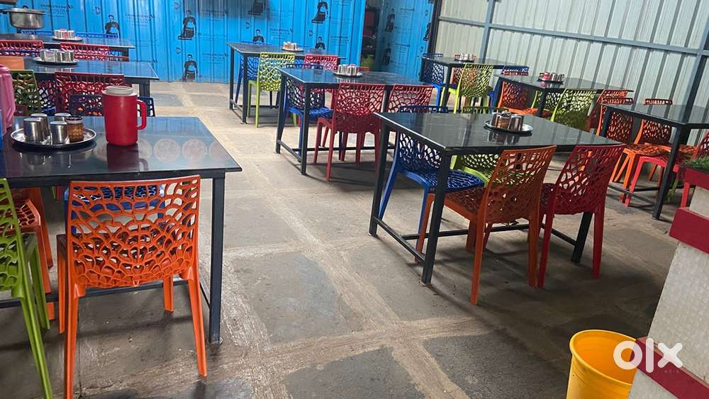 Tables and chairs