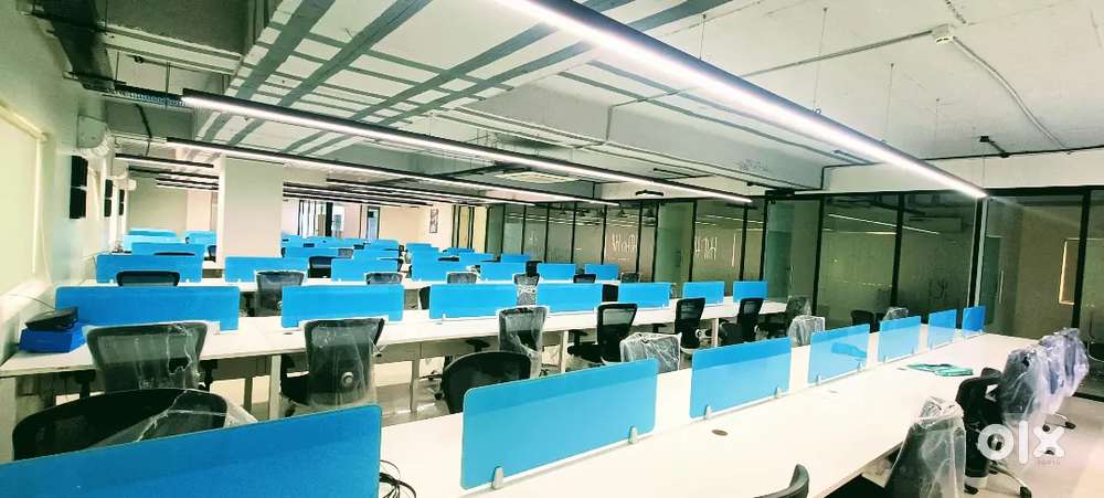 100 Workstations 5 Cabins 1 Conference plug and play office for Rent