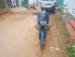 Blue pulsar bike in good condition,with new tyre