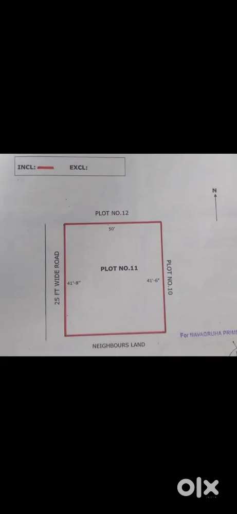 231 Sq yds for Sale beside Taj Circle Moinabad