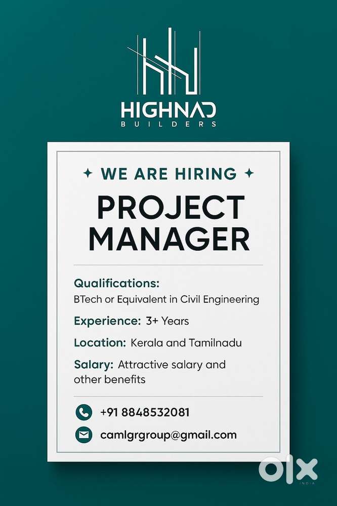 Project Manager/Highnad Builders