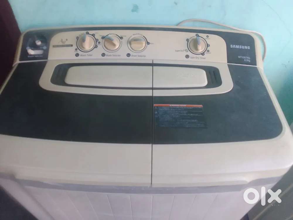 Samsung 8 kg semi machine 5 star working