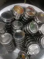 New Steel Tiffins for sale (30 Pieces)