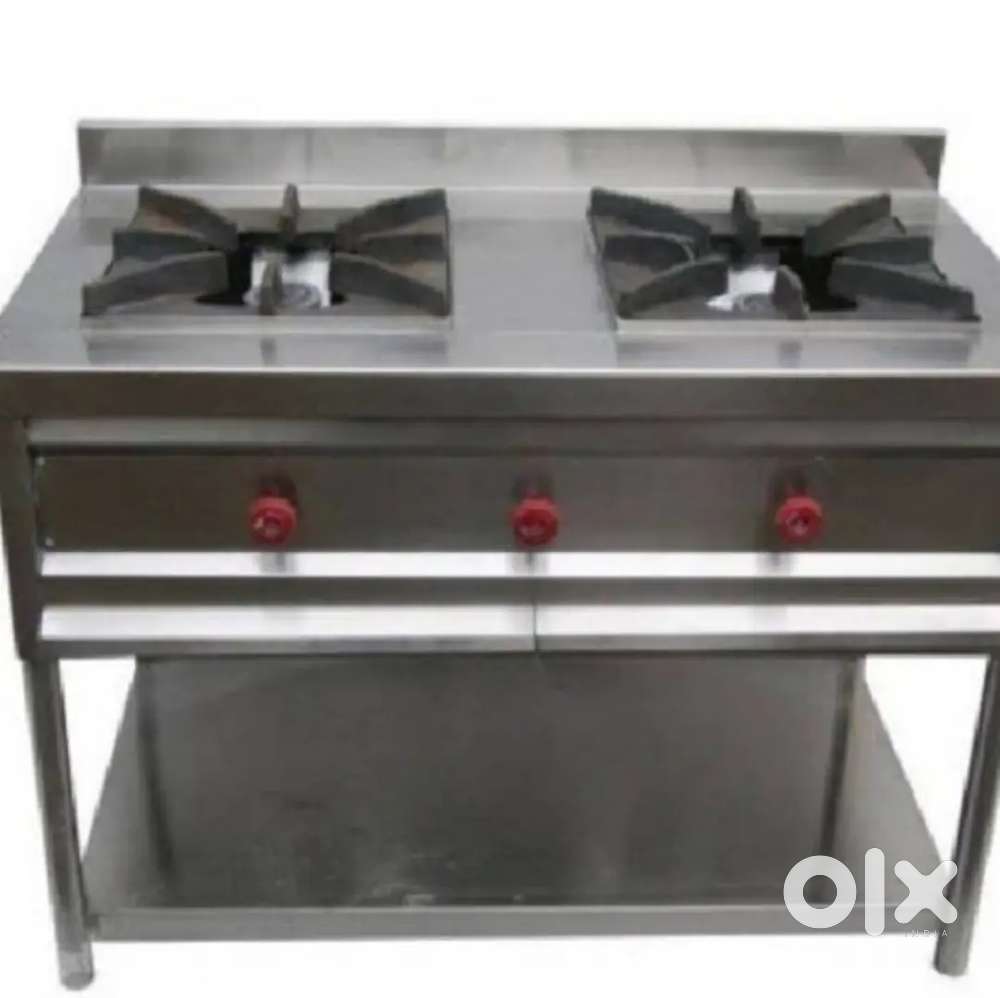 Restaurant SteeL Bhatti-2 burner & Restaurant Counter for SALE