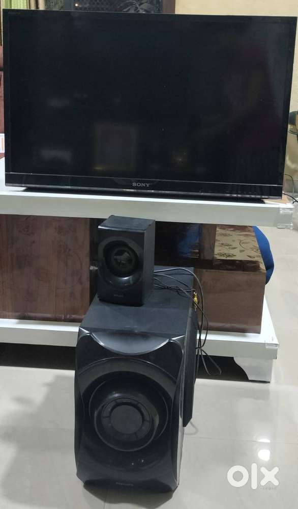 SONY TV  PLUS PHILIPS HOME THEATRE