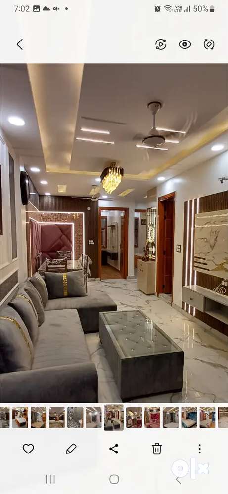 1bhk flat in near uttam Nagar west at 45 gaj front side 90% loan