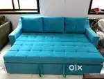 Factory outlet: 2 fold sofa cumbed