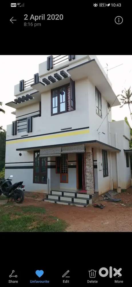 House for rent place vembayam jn to 1.5 km
