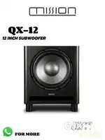 MISSION :QX-12 FRONT FIRING 12 INCH SUBWOOFER