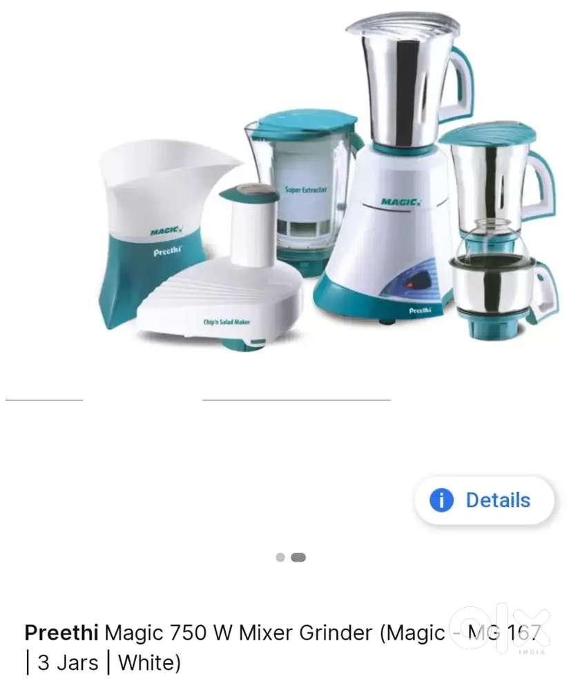 PREETHI MAJIC 750W MIXER GRINDER