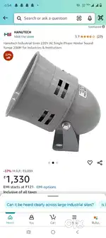 Company siren motor 220v