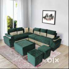 Friday offer buy new sofa 8450, L size sofa 13990/- EMI on bajaj