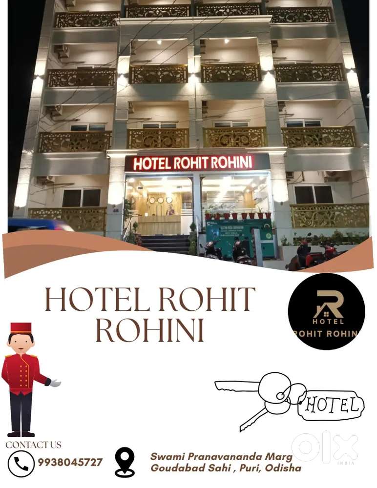 House keeping staff-3, F& B Service staff -2 and Receptionist -1