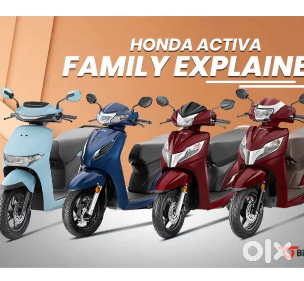Honda Activa 125 Dlx just ₹6999 all colours available