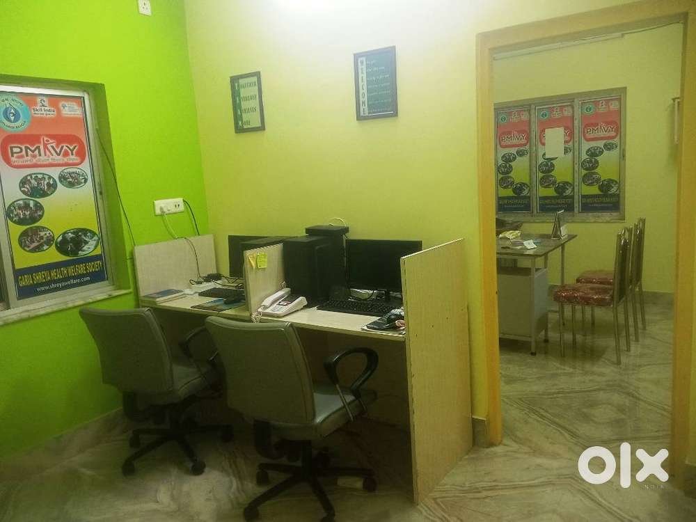 OFFICE RENT:1-BH  FLAT 521 Ft² SUPER BUILT NEAR NEW GARIA METRO STN.