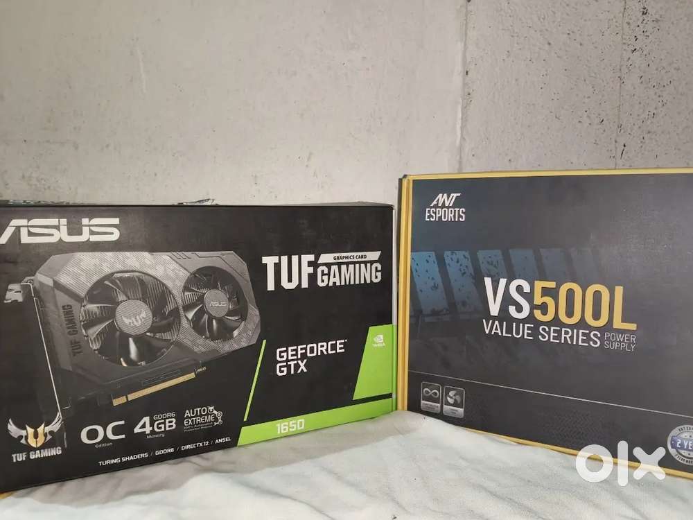GTX 1650 TUF Gaming +Ant Esports 500W PSU  Excellent Condition  Pune