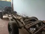 Engine with chassis and other accessories