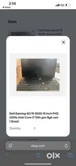 DELL G3 laptop