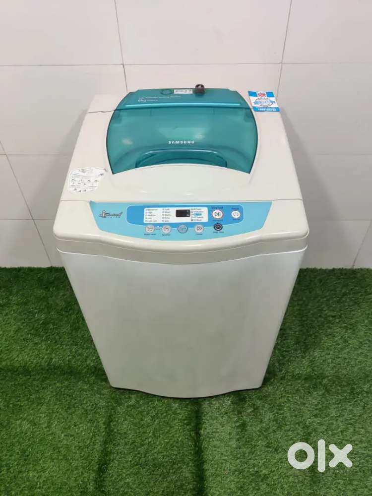 :#-  Samsung I control 6 kg basic used good for single Doble person ;;