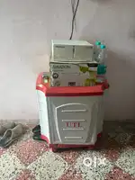 Amaron pure sinewave inverter 2 + battery 200 mh 2 + trolly set 2