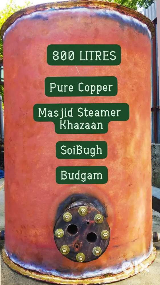 GEYSERS STEAMERS FROM PURE COPPER FOR HOUSES AND MASAJID
