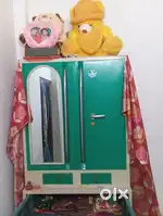 A sheet metal almirah. It is five years old but very well condition.