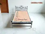 STEEL COT BED SALE NEW OFFER FANCY COT SINGLE DOUBLE QUEEN KING  UJER5