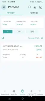 Stock market job