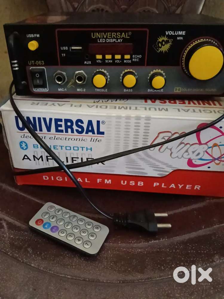 Universal sound speakers amplifier