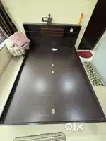 Bed with Matress and  Wardrobe